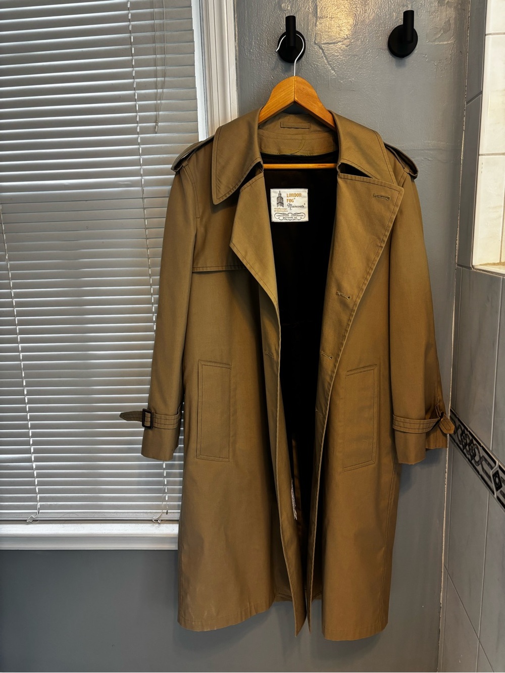Vintage London Fog Tan Trench Coat